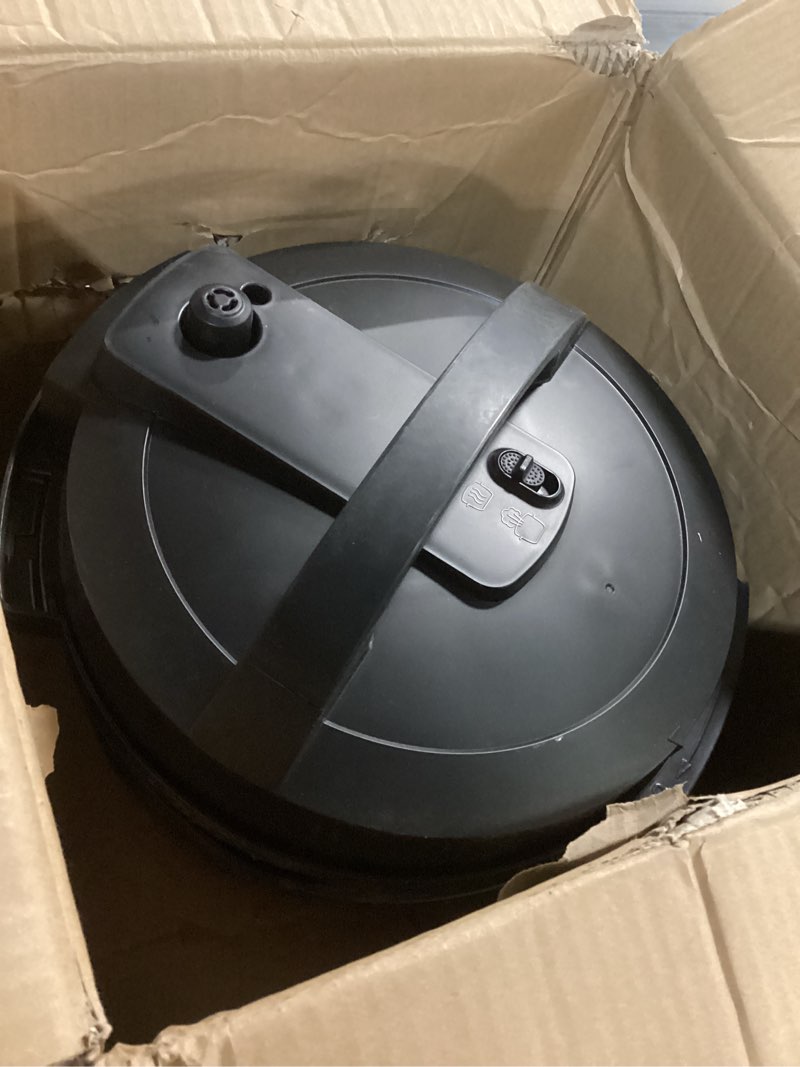 Condition photo showing As Is for Instant Pot 7.5QT RIO Wide, 7-in-1 Electric Multi-Cooker, Pressure Cooker, Slow Cook, Rice, Steamer, Sauté, Yogurt & Warmer, Wide Base, Large Searing Base, WhisperQuiet Steam Release Black 7.5 Quarts