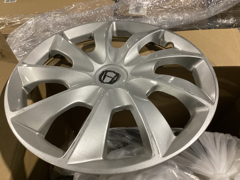 scitoo premium 15 inch hubcaps set of 4 wheel rim cover oem style easy snap on car truck suv hub cap