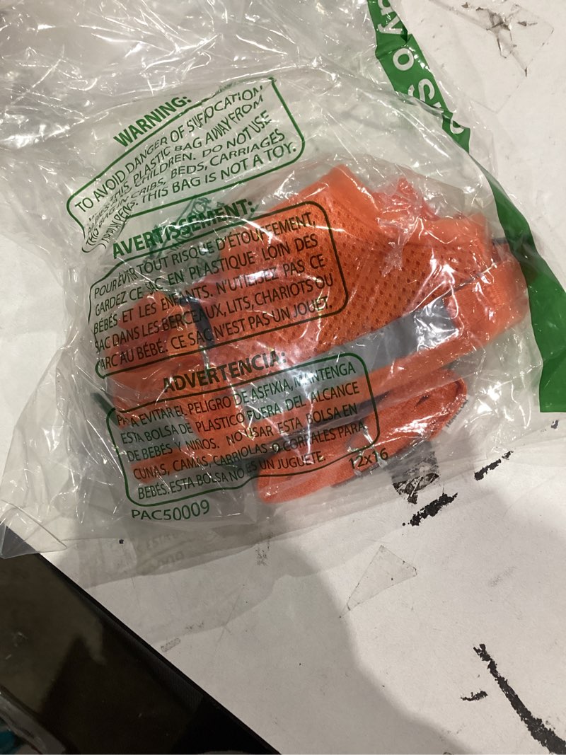 Condition photo showing As Is for Travel Cat Harness and Leash Set - Adjustable Fit Mesh Cat Harness and Reflective Strap - Comfort Walking Vest for Kitten for Outdoor Walking, Hiking (Large, Orange) Large Orange