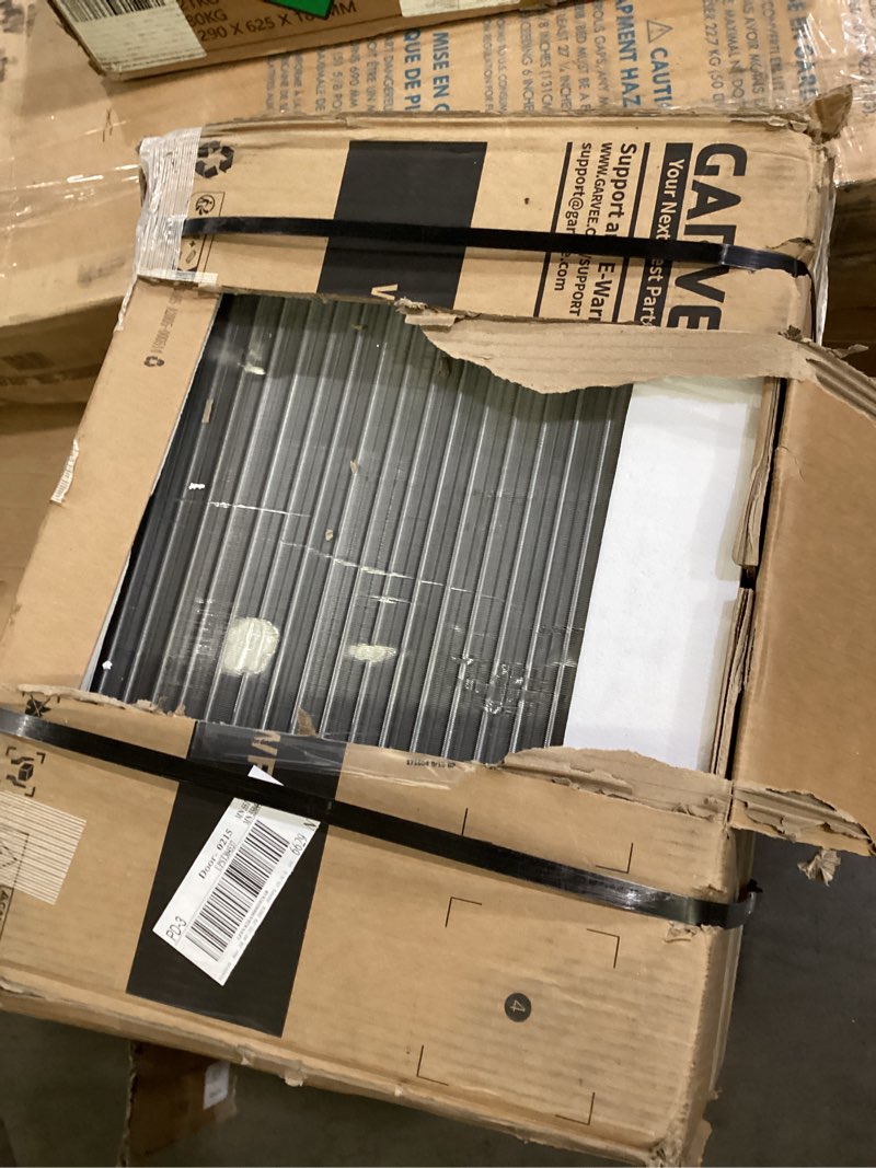 Condition photo showing As Is for 6000 btu window air conditioner, wifi enabled, quiet u-shaped design, cools 300 sq.ft, energy efficient, remote control mode for bedroom, office cooling silver 6000 btus