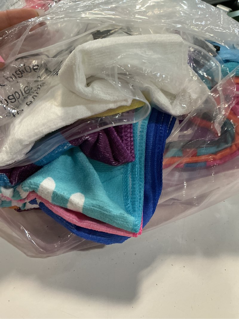 Condition photo showing Good Condition for hahafelt 12 pcs valentines day thank you teacher appreciation gifts set, summer themed microfiber beach towels oversized lightweight quick dry beach pool towels for woman camping swimming traveling summer 12