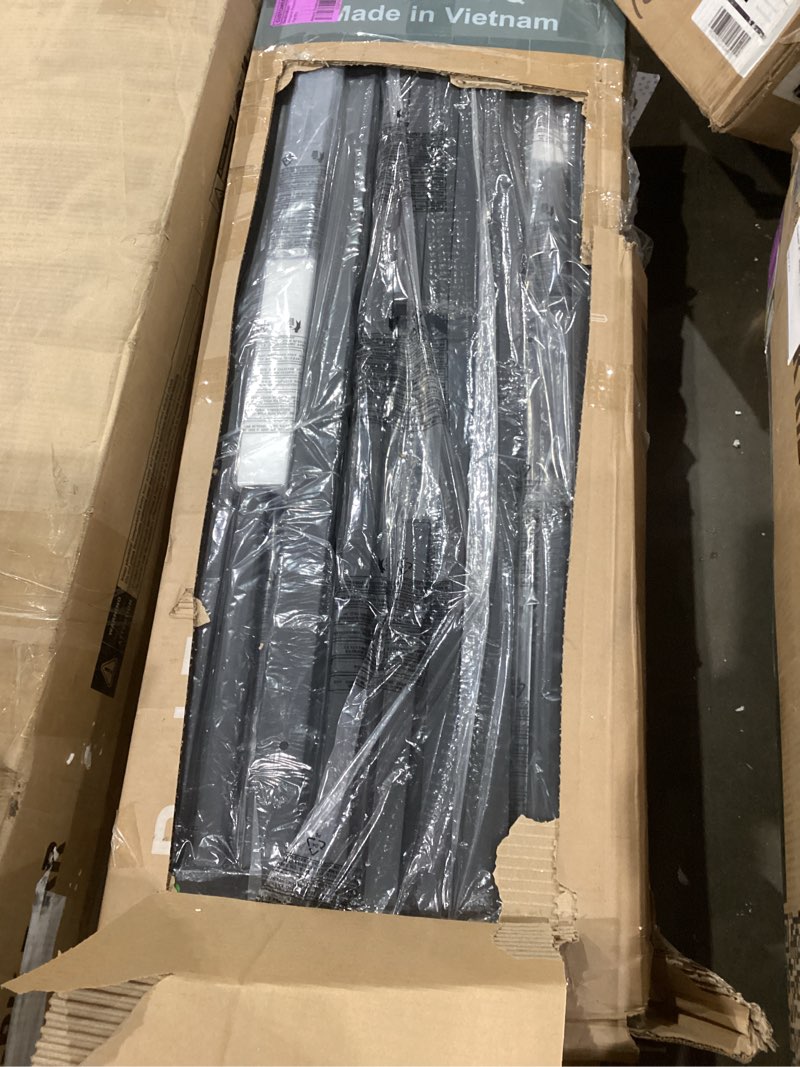 Condition photo showing As Is for sweetcrispy queen size bed frame with headboard, 800lbs mattress foundation with all sturdy metal support, under bed storage, no box
