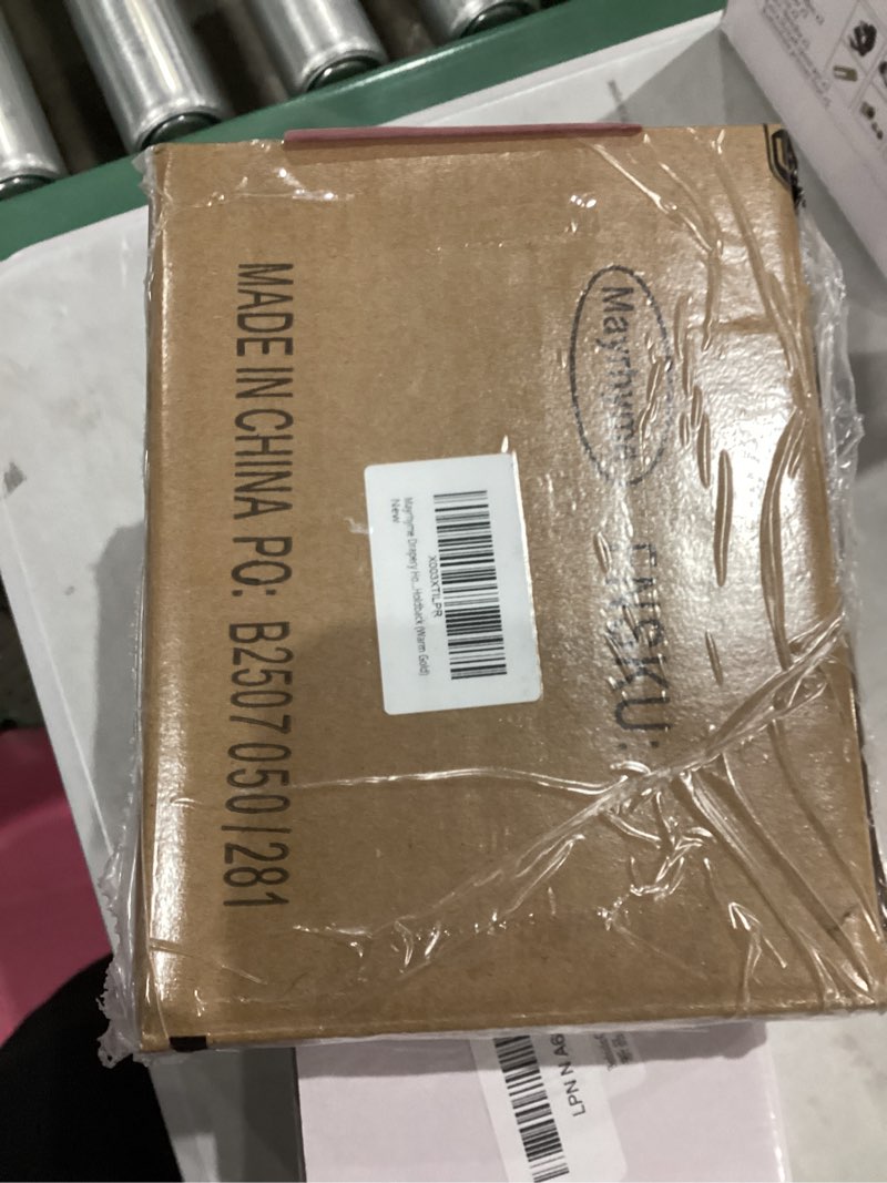 Condition photo showing Good Condition for Drapery Holdback,Matte Black Metal Window Curtain Holdback (Warm Gold)