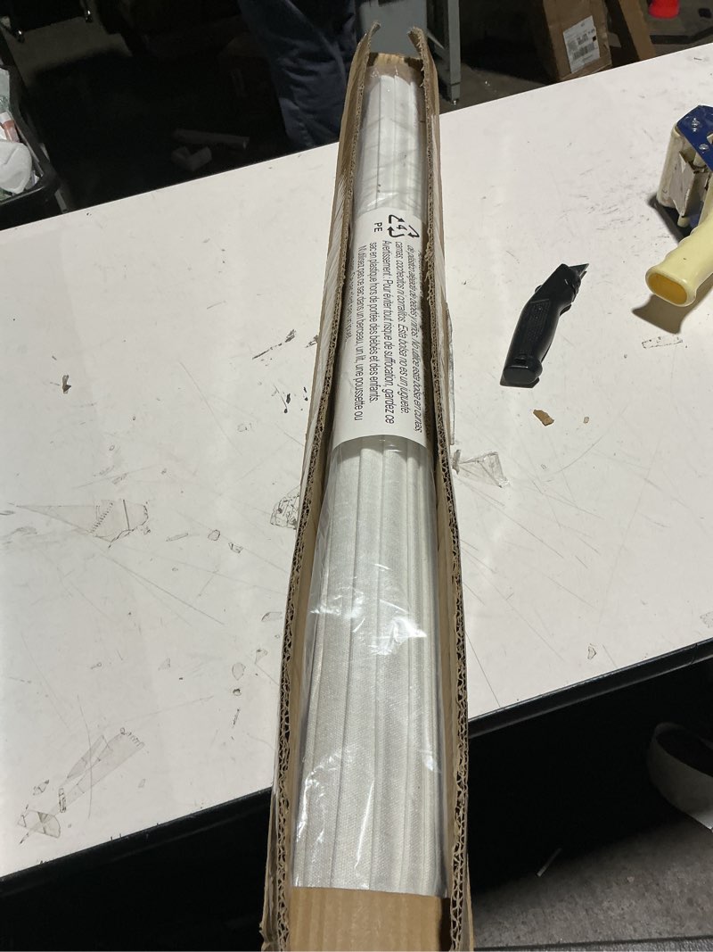 UNISHADES 100% Blackout No Tools No Drill Cordless Roman Shades for Windows, Size 34 1/4" W × 48" H 