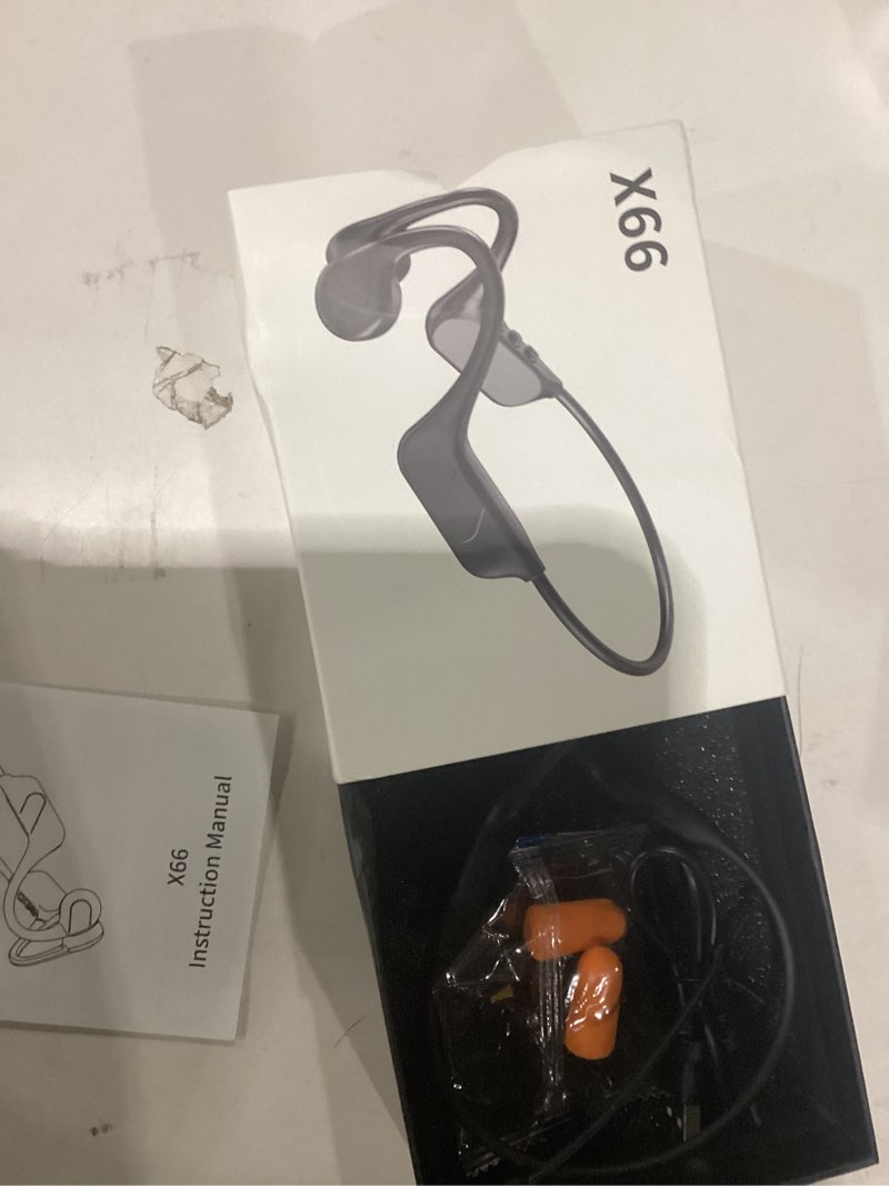 Condition photo showing Good Condition for new bone conduction headphones bluetooth 6.0 open ear headphones with mic, balanced audio, reduced sound leakage, ip54 waterproof secure fit, wireless sports headphones for running, workout & cycling