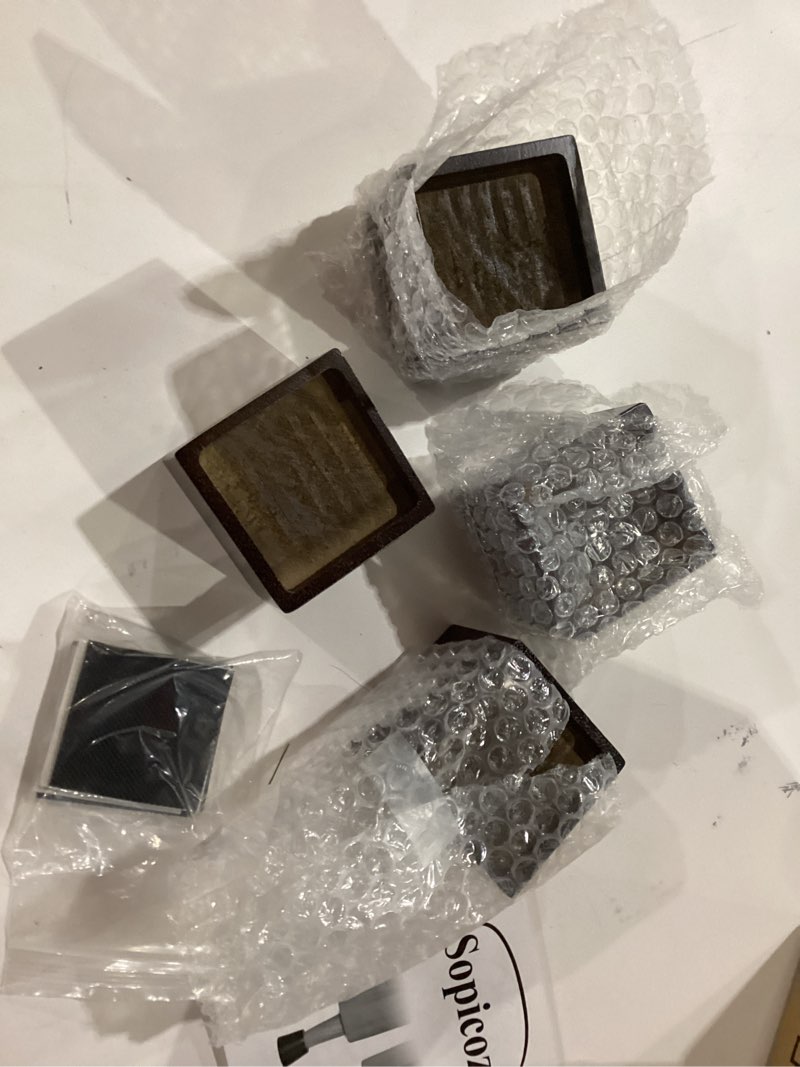 Condition photo showing Good Condition for Sopicoz Wood Bed Risers (2 inch Square)