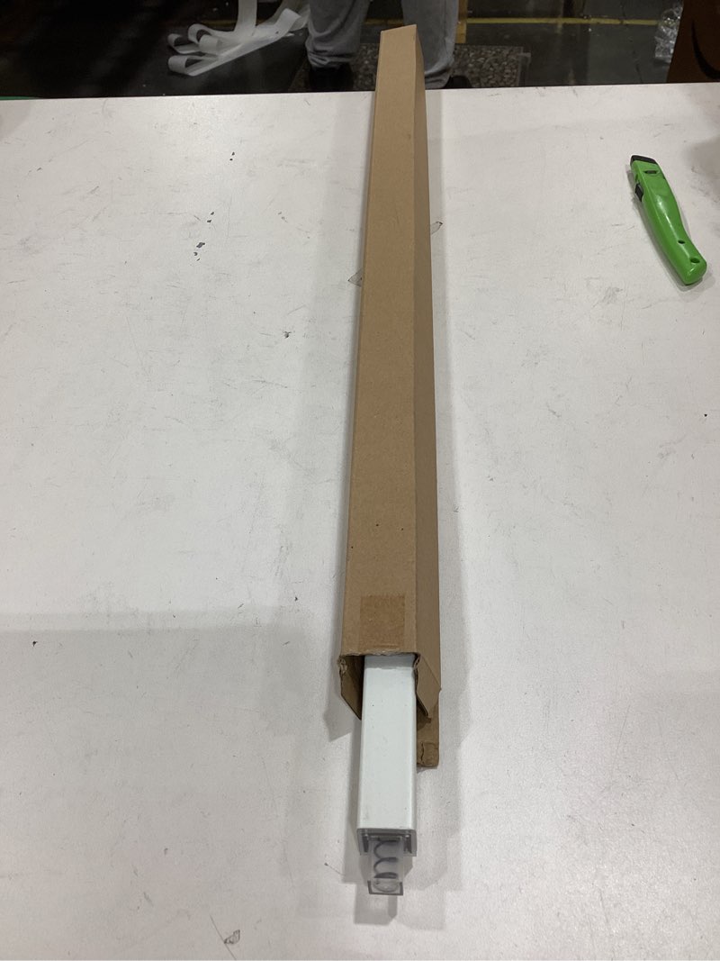 Condition photo showing As Is for 24-inch towel bar replacement rod spring end wall mount replacement towel bar for bathroom and kitchen towel storage white-1 piece