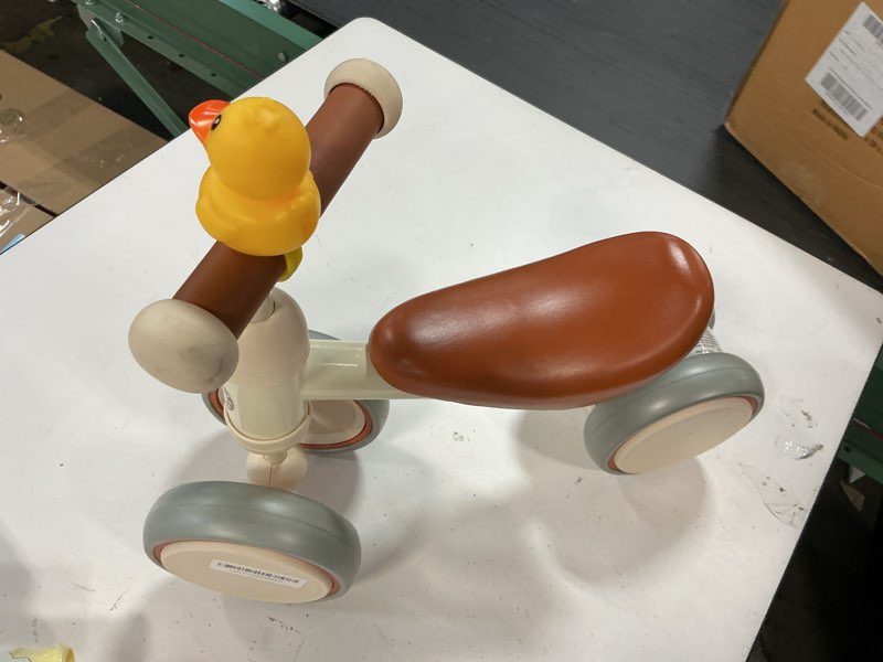 Condition photo showing Good Condition for Baby Balance Bike Toys for 12-36 Months Kids Toy Boy Girls Gifts Toddler Best First Birthday Gift Children Walker No Pedal Infant 4 Wheels Bicycle (White)