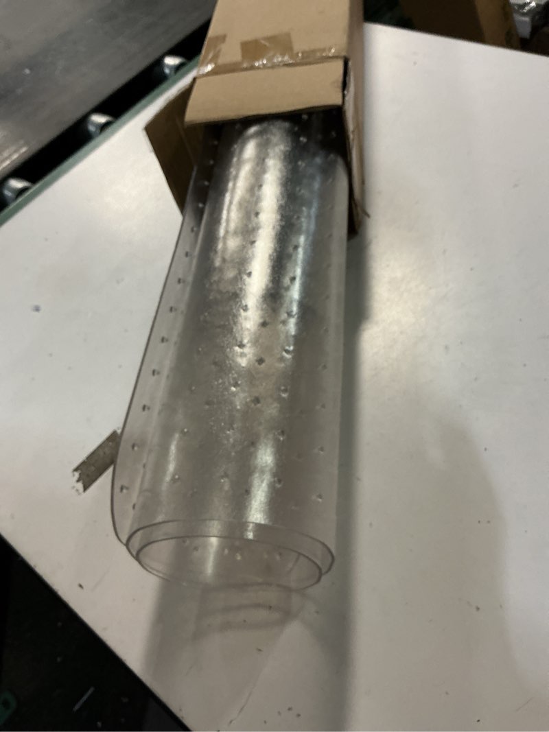 Condition photo showing Good Condition for BesWin Office Chair Mat for Carpets, 30" x 48" Low Pile Carpet Protector Mat for Office Chair, Heavy Duty Computer Desk Floor Mat for Carpeted Floors, Easy Glide and Flat Without Curling 48"x30"with Lip