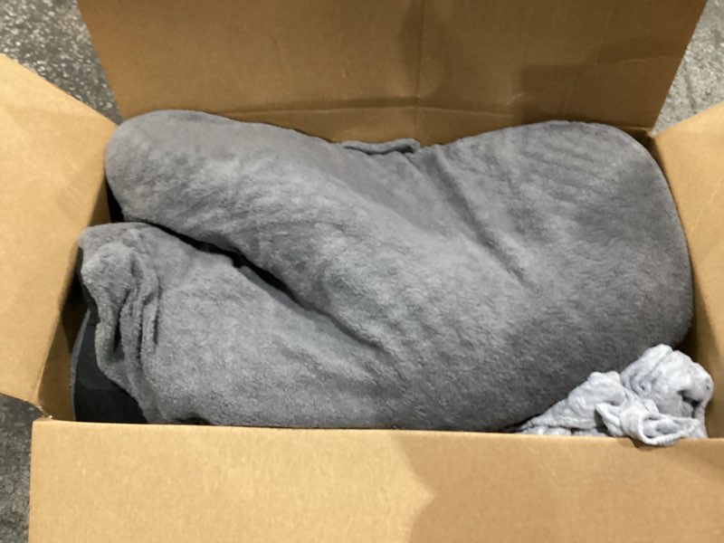 2 in 1 Human Dog Bed for Adult Foldable – Waterproof, Orthopedic Foam, Machine Washable Sherpa Cover