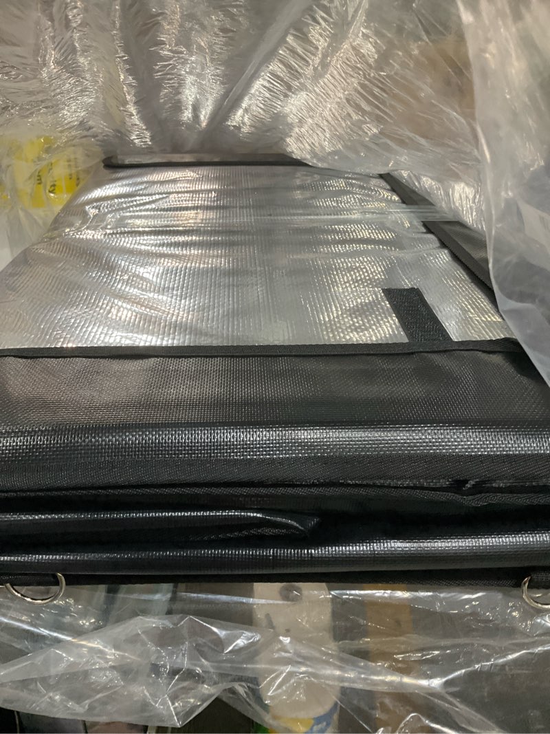 Condition photo showing Good Condition for Cat House Outdoor, Indestructible Elevated Feral Cat Shelter Weatherproof with Escape Door,Outside Waterproof Insulated Strayed Cat House for Winter (Black) Black L