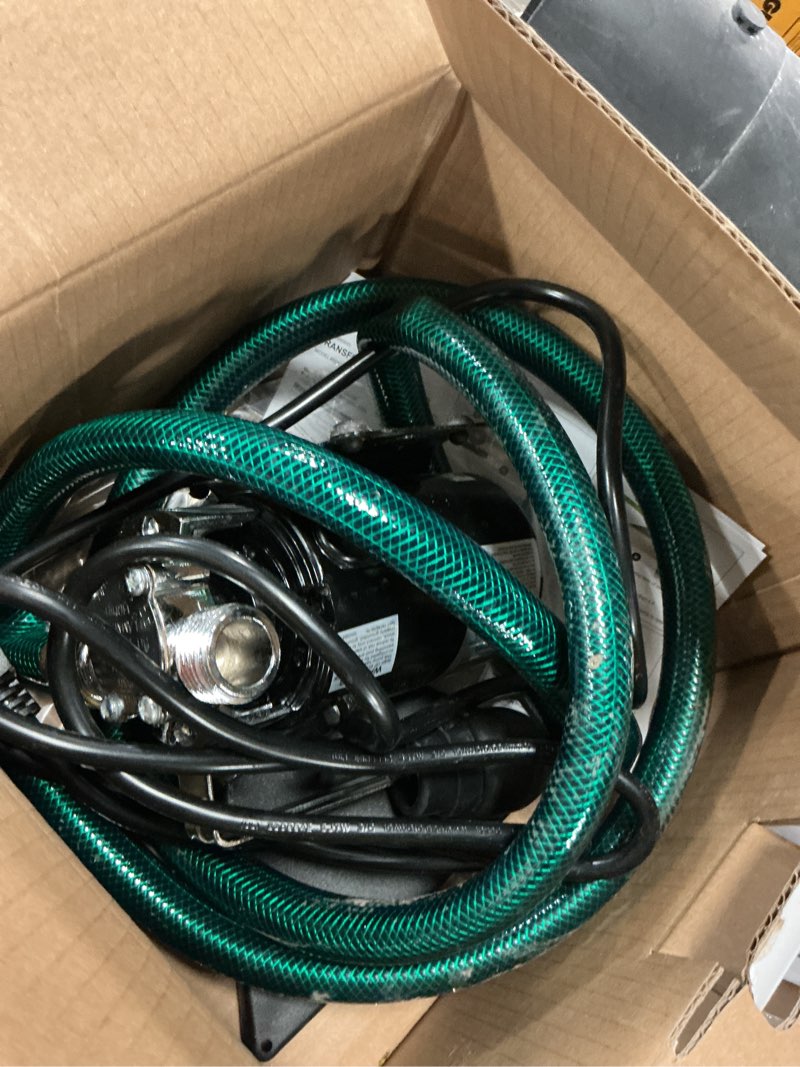 Condition photo showing As Is for utilitech 1/12-hp 115-volt 5.6-gpm stainless steel electric utility pump