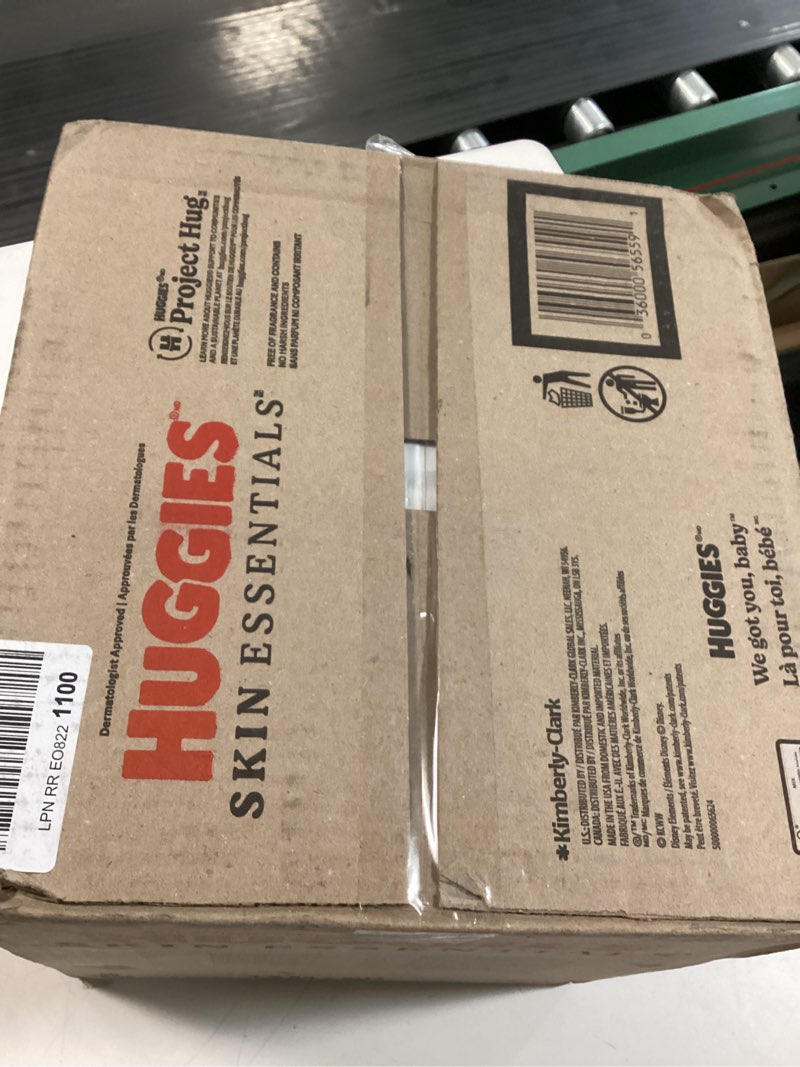Condition photo showing New/Like New for Huggies Skin Essentials Disposable Diapers - Econ+ Pack - Size 1 - 204ct