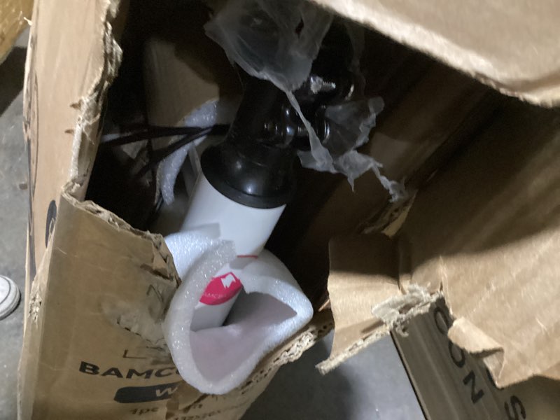 Condition photo showing As Is for HILAND 26 Inch Womens and Mens Mountain Bike, 18 Speed Steel Frame Adult Bicycle, MTB Bikes with Suspension Fork, V Brake, Mountain Bicycle for Woman Man, Purple Green White