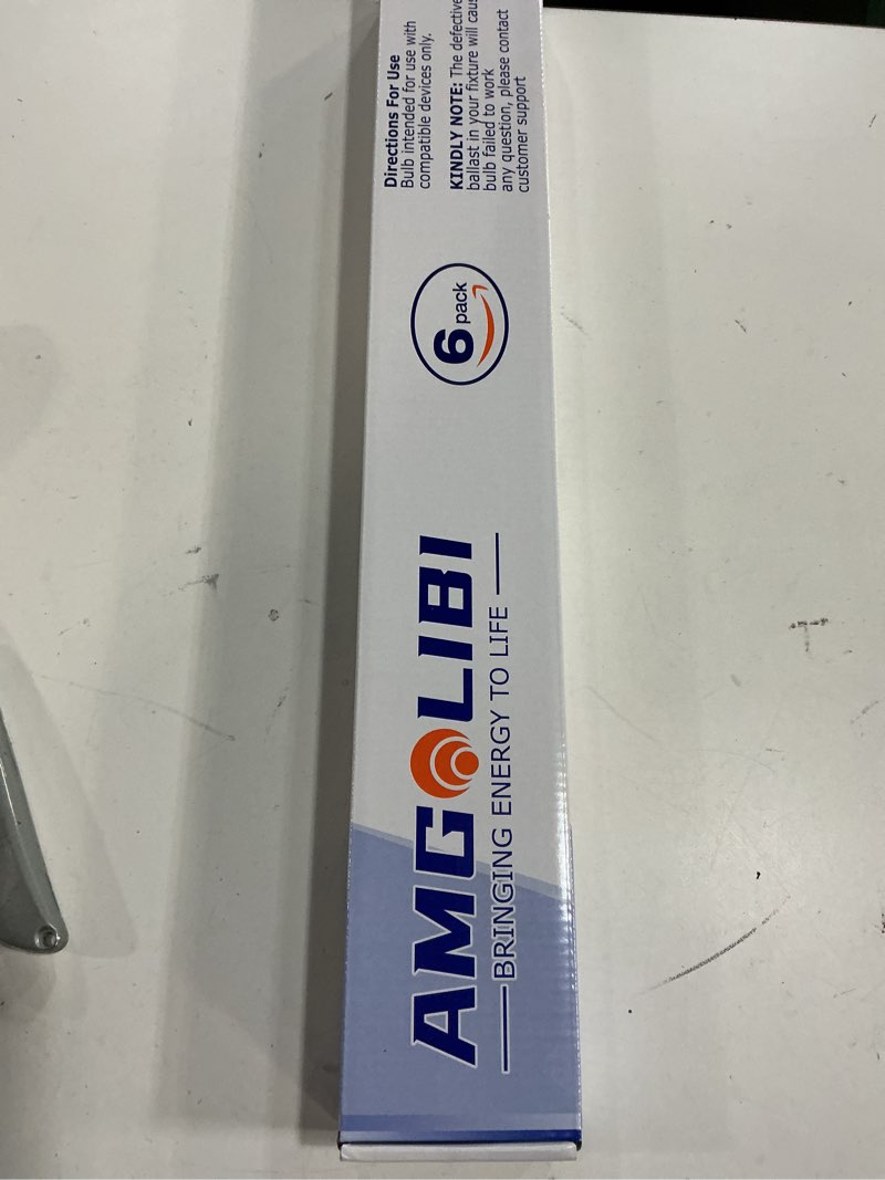 Condition photo showing New/Like New for amgolibi T5 14W 4100K Fluorescent Tube, 22 Inches F14T5/841 Straight Fluorescent Bulb, F14T5/CW Fluorescent Lamp for Counter and Cabinet Fixture, Cool White 1250 Lumen G5 Base T5-14W 6 Pack C/W