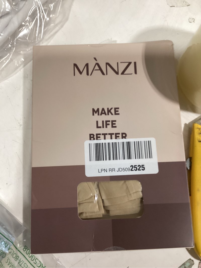 Condition photo showing New/Like New for manzi 12 pairs women's ankle high sheer socks one size 6 pairs black,6 pairs nude