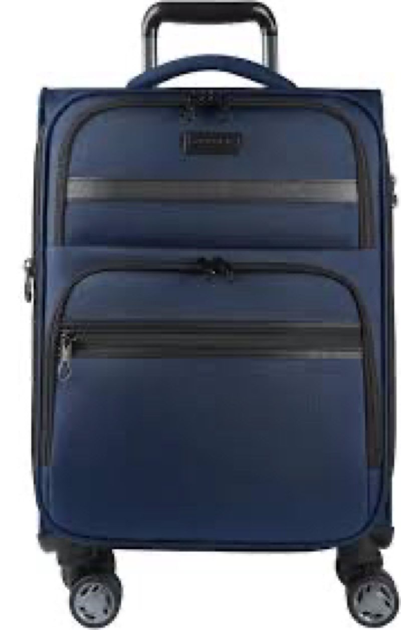 KROSER Softside Expandable Carry On Luggage with Front Business Pockets?20 Inch Suitcases with Spinn