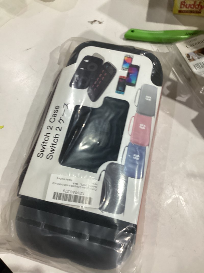 Condition photo showing New/Like New for EFFIFLOW Slim Carrying Case Compatible with Switch 2 (2025), Portable Hard Protective Travel Case with 10 Game Slots & Accessory Pocket, Storage Bag for Switch 2 Console & Accessories (Black)