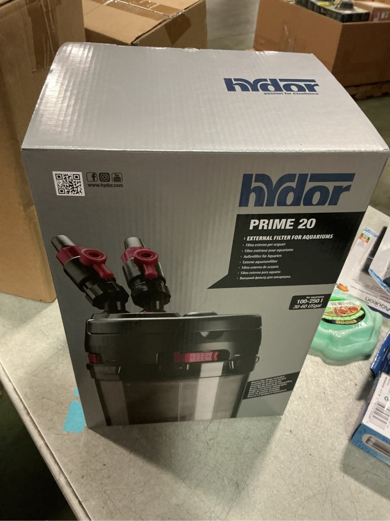 Condition photo showing New/Like New for Hydor Prime 20 External Canister Filter for Aquariums & Turtles - 240 GPH