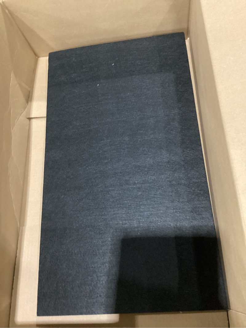 Condition photo showing Good Condition for bulletin board, 36 x 24 inches cork board with 20 pushpin, felt cork board notice pin board, self-adhesive vision board mood board foldable photo board for wall - black black 36 x 24 inches
