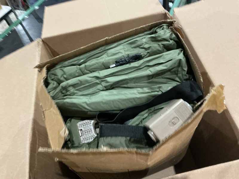 origem self inflating sleeping pad with electric pump, 4" ultra-thick memory foam camping mattress, 