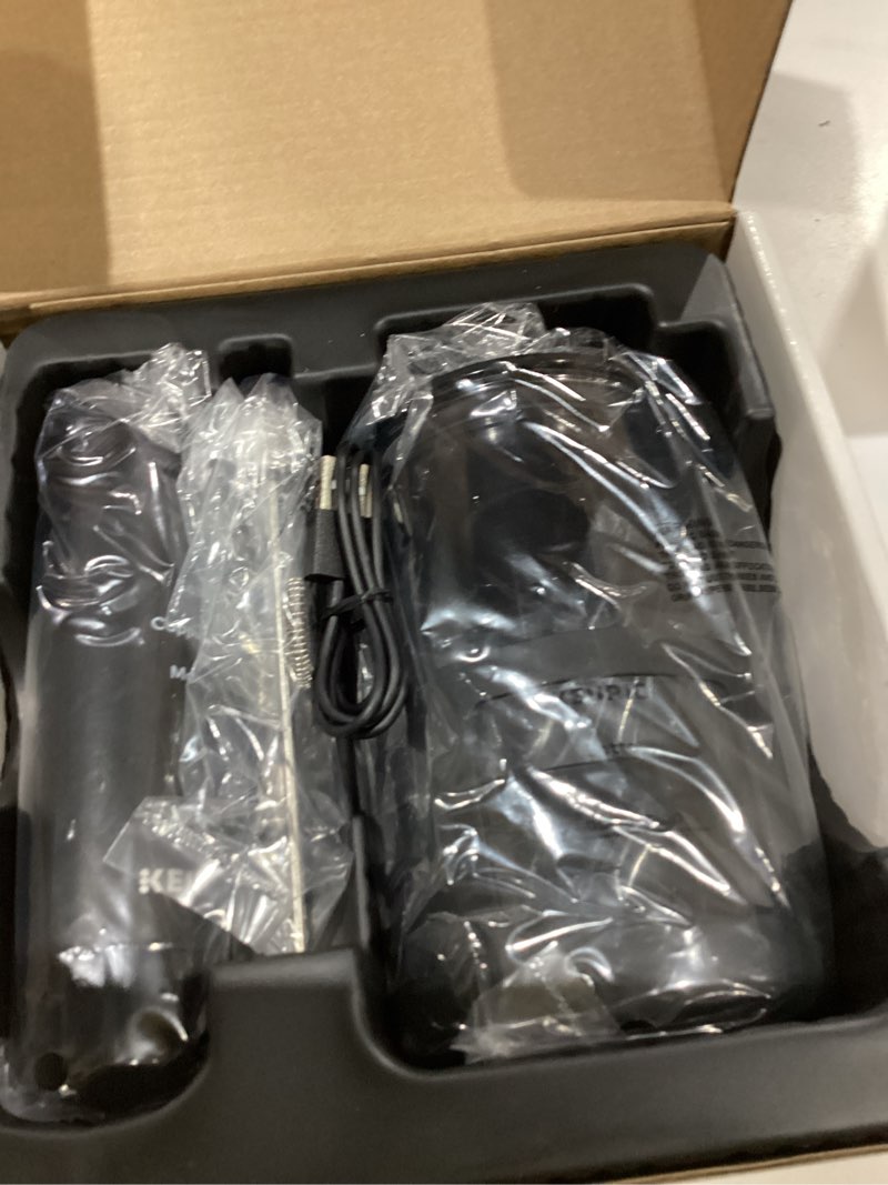 Condition photo showing Good Condition for keurig simplecafe frother, rechargeable handheld milk frother for lattes, cappuccinos & iced coffee, usb cord included, microwave-safe frothing cup, hot & cold foam maker