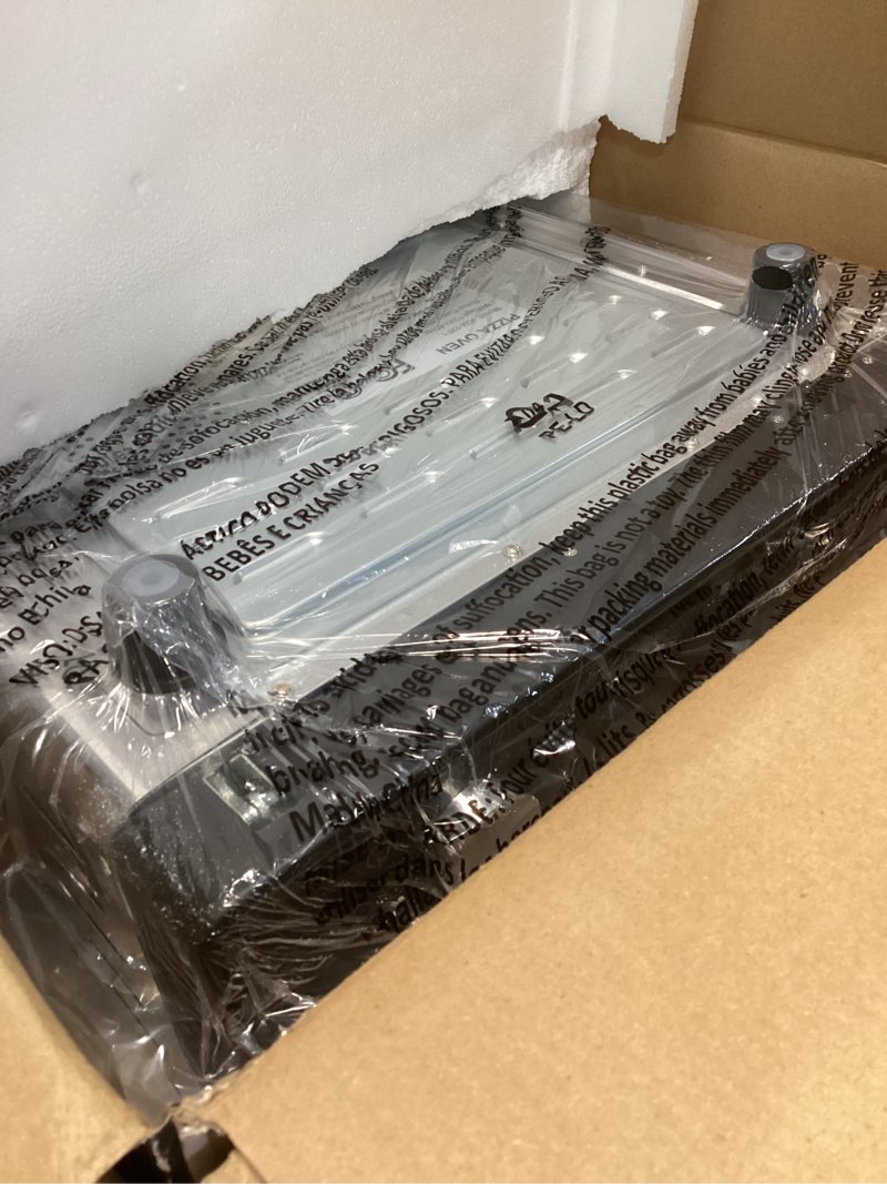 Condition photo showing Good Condition for Electric Pizza Oven Indoor, Heats up to 800°F, 12” Pizzas in Minutes, Countertop Pizza Oven with 6 Touchscreen Presets, Pizza Stone and Pizza Peel Included,Stainless Steel Pizza Maker Machine for Home