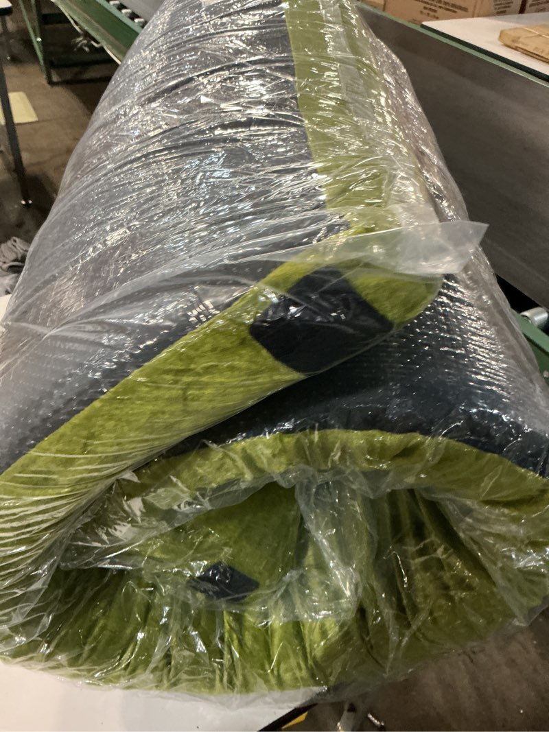 Condition photo showing New/Like New for vipsafe certipur-us memory foam camping mattress, portable sleeping pad with waterproof cover & bag,75*24*3\",green
