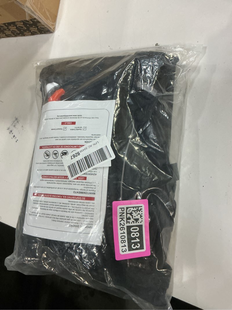 Condition photo showing New/Like New for Owntop Swim Jacket Adult Youth | Hydration Pack | Dual Mesh Pockets | Attached Whistle | Ultra-Thin for Freer Movement | Kayak, Boating, Fishing, All Watersports Black Youth-XXS (50-90 lbs)