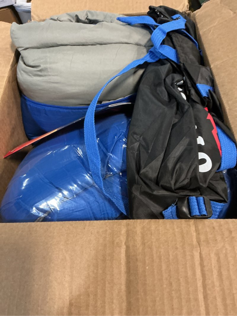 Condition photo showing Good Condition for 0 Degree Winter Sleeping Bags for Adults Camping (450GSM) - Temp Range (5F–32F) Portable Waterproof Compression Sack- Camping Sleeping Bags for Big and Tall in Env Hoodie: Backpacking Hiking 4 Season