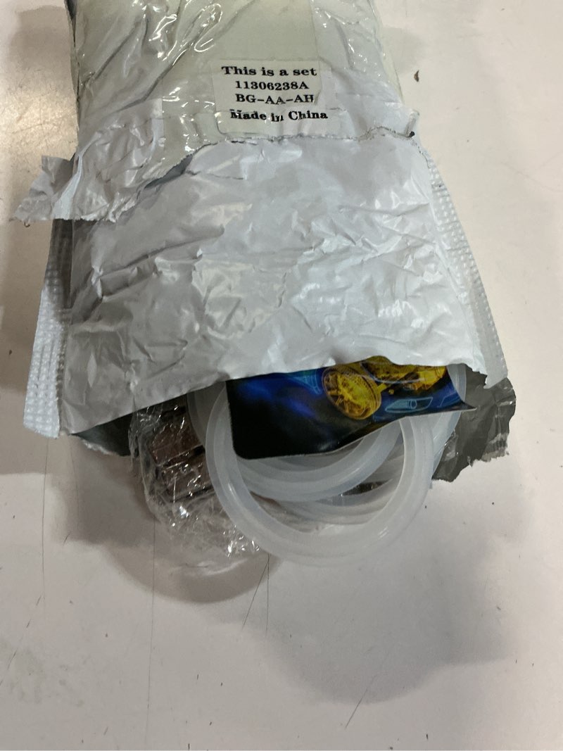 Condition photo showing Good Condition for pindex 5 pack 2 inch 190g heavy duty tri clamp with silicone gasket 304 stainless steel sanitary tc fittings 5pcs 2 inch