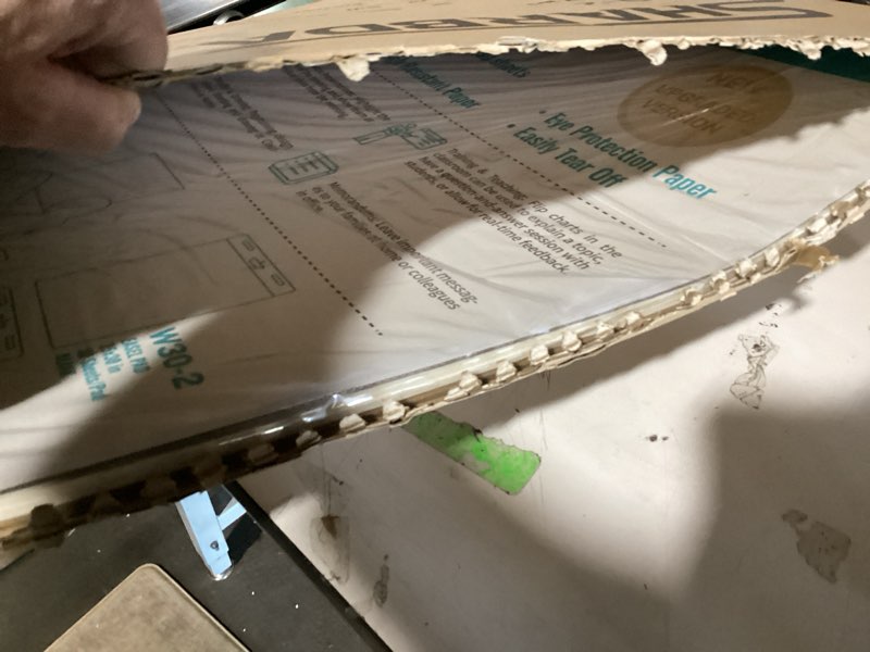 Condition photo showing Good Condition for sticky easel pad, 25 in x 30 in,flip chart paper,sticky chart paper for teachers, large self-stick easel paper,super sticky & bleed-resistant,30 sheets/pad,2 pads blank paper/2 pack