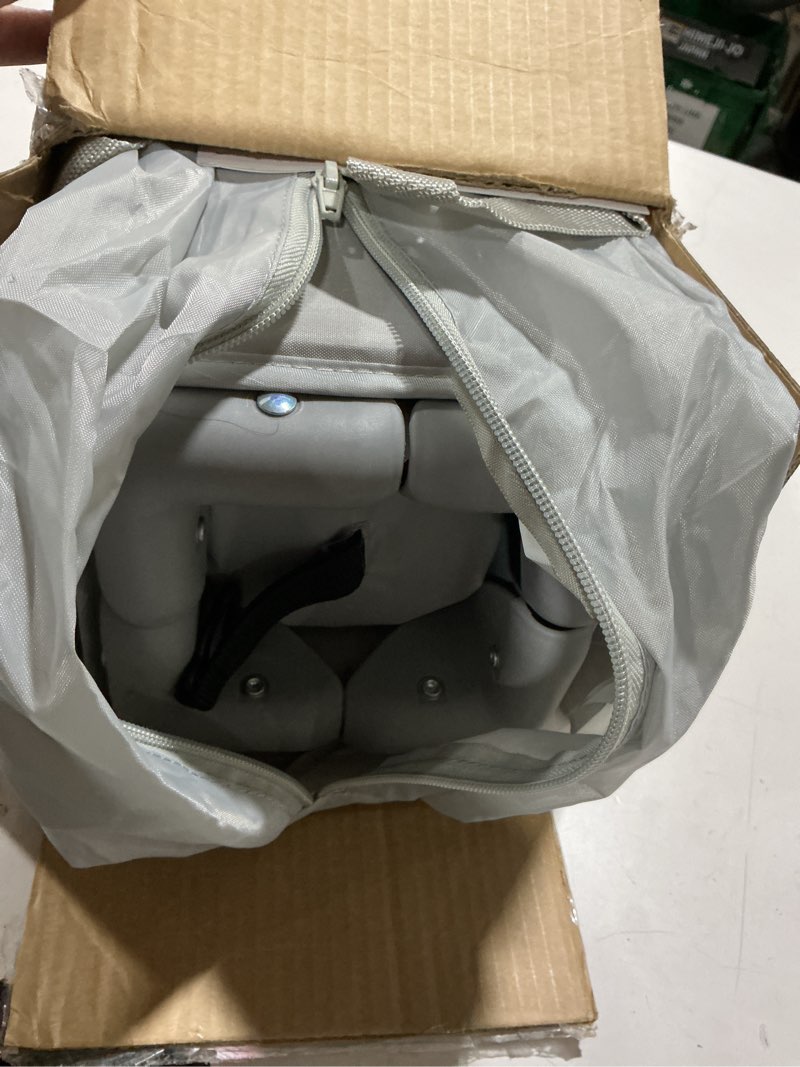 Condition photo showing Good Condition for Dream On Me Zodiak Portable Playard in Cool Gray, Lightweight, Packable and Easy Setup Baby Playard, Breathable Mesh Sides and Soft Fabric - Comes with a Removable Padded Mat