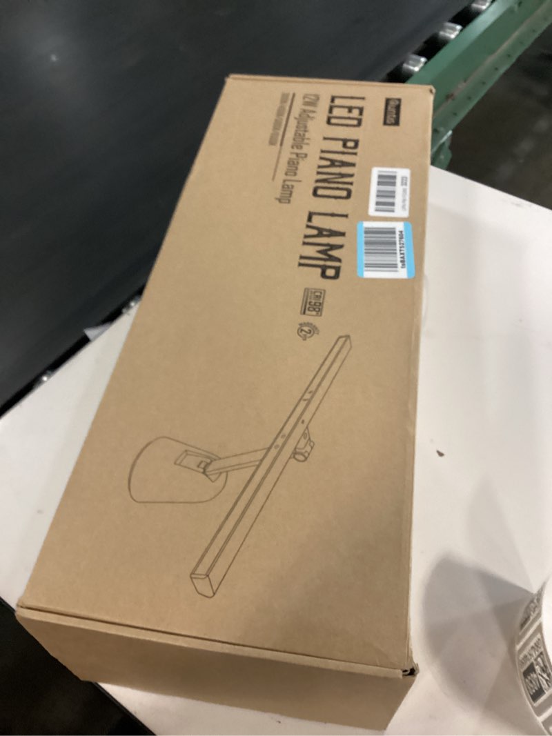 Condition photo showing New/Like New for Quntis 55'' Ultra Wide Illumination Piano Light, 12W LED Professional Eye Caring Piano Lamp with Auto-Dimming, Dimmable Modern Reading Lamp, 2H Timer, Music Stand Light for Upright Piano