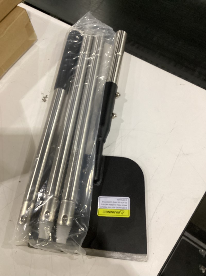 Condition photo showing Good Condition for Flat Shovel with Adjustable Handle, 59 in Floor Scraper, Ice Scraper, Garden Cleaning Scraper, Ice Chopper, Snow Shovel, Multifunctional Weed Remover Tool for Walkway Driveway