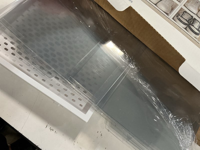 Condition photo showing Good Condition for shoe storage box organizers for closet,foldable sneaker containers bin holder 6