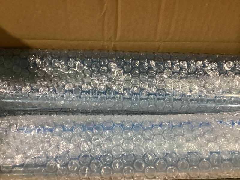 Condition photo showing As Is for mahjong racks with pushers 4pcs set majiang tile holder acrylic mahjong racks accessories and gifts bling blue