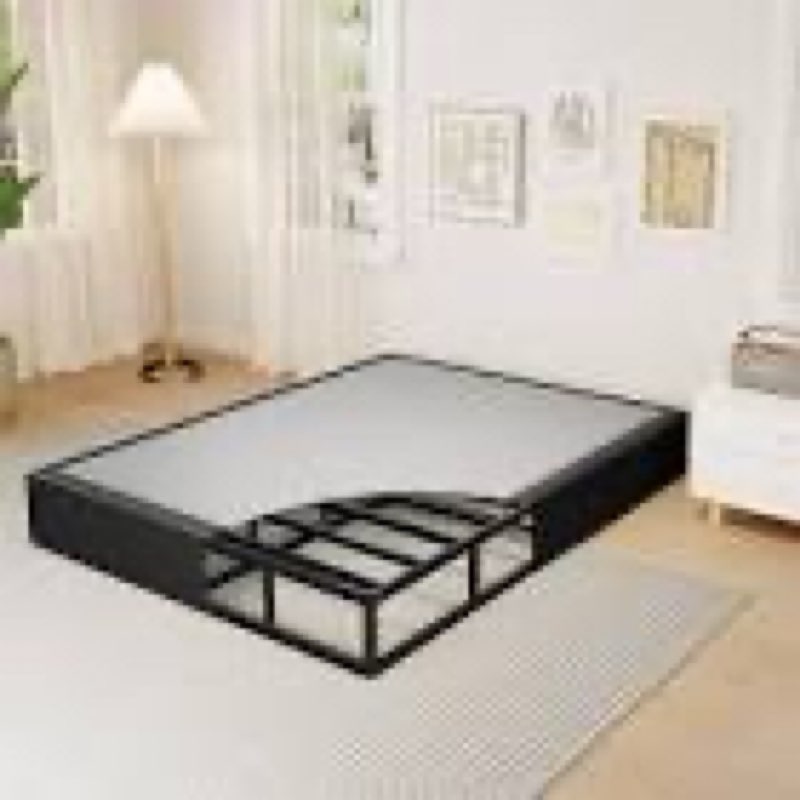 full size 10 inch box spring - heavy duty metal mattress foundation (2500lbs capacity),