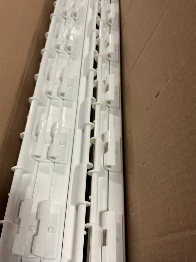 Condition photo showing Good Condition for IRIS USA 34" 6-Panel Dog Playpen with Door, 44 x 63 x 34, Puppy Fence, Puppy Playpen, Dog Play Pen Indoors, Pet Fence, Puppies/Small Dogs, White 6 Panel - 34"H White