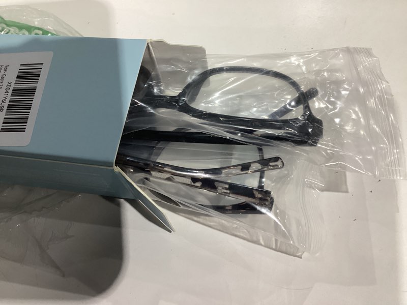 Condition photo showing New/Like New for gaoye ultralight blue light glasses for women - computer protection glasses for all day comfort - anti uv glare & eyestrain light black & leopard clear