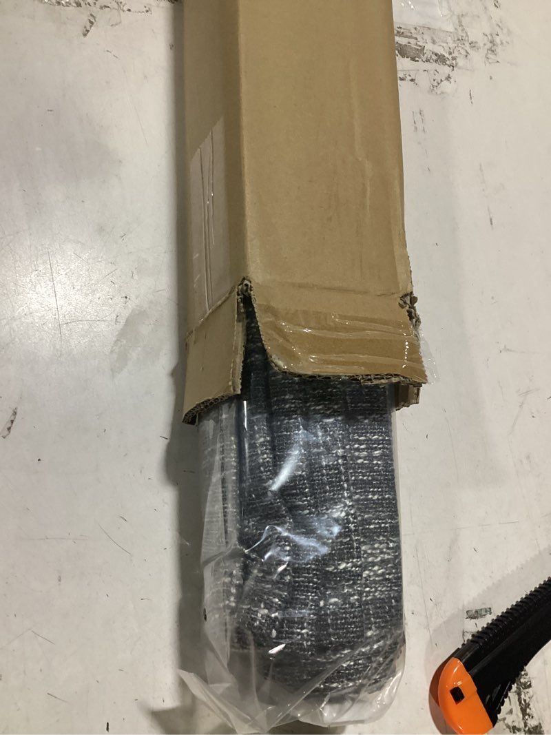 Condition photo showing Good Condition for no tools no drill cordless roman shades for indoor windows 100% blackout, for window size 29" w × 64" h charcoal charcoal 29" w × 64" h