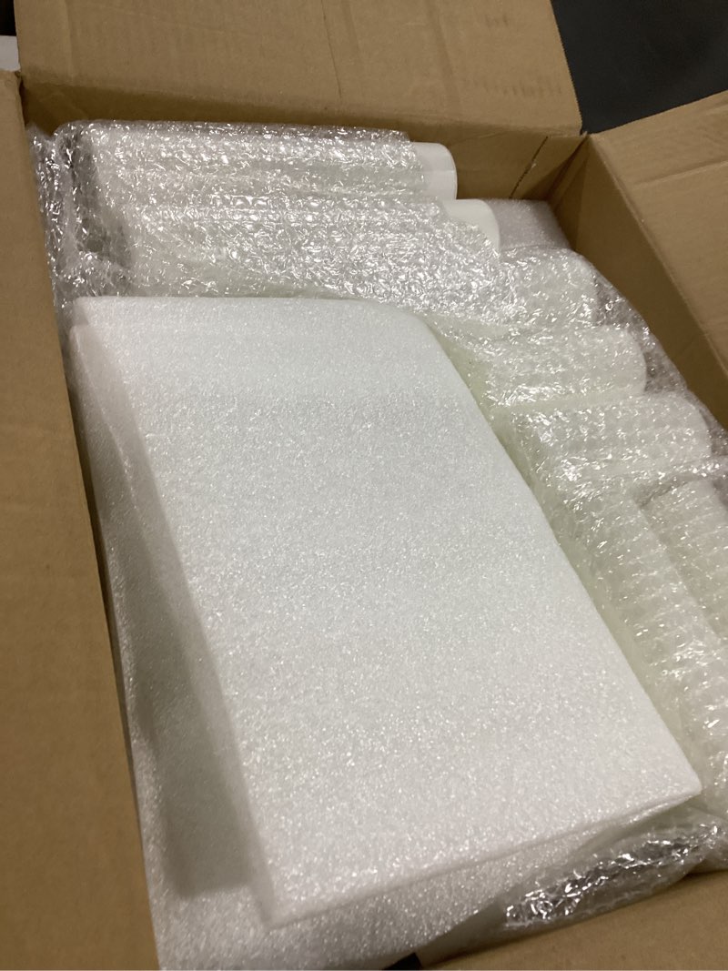 Condition photo showing As Is for Shihanee Set of 8 Pillar Candles and Glass Cylinder Vases 4 Sizes Clear Cylinder Candle Holders for Pillar Candles Home Table Centerpieces Decoration (White) White 8