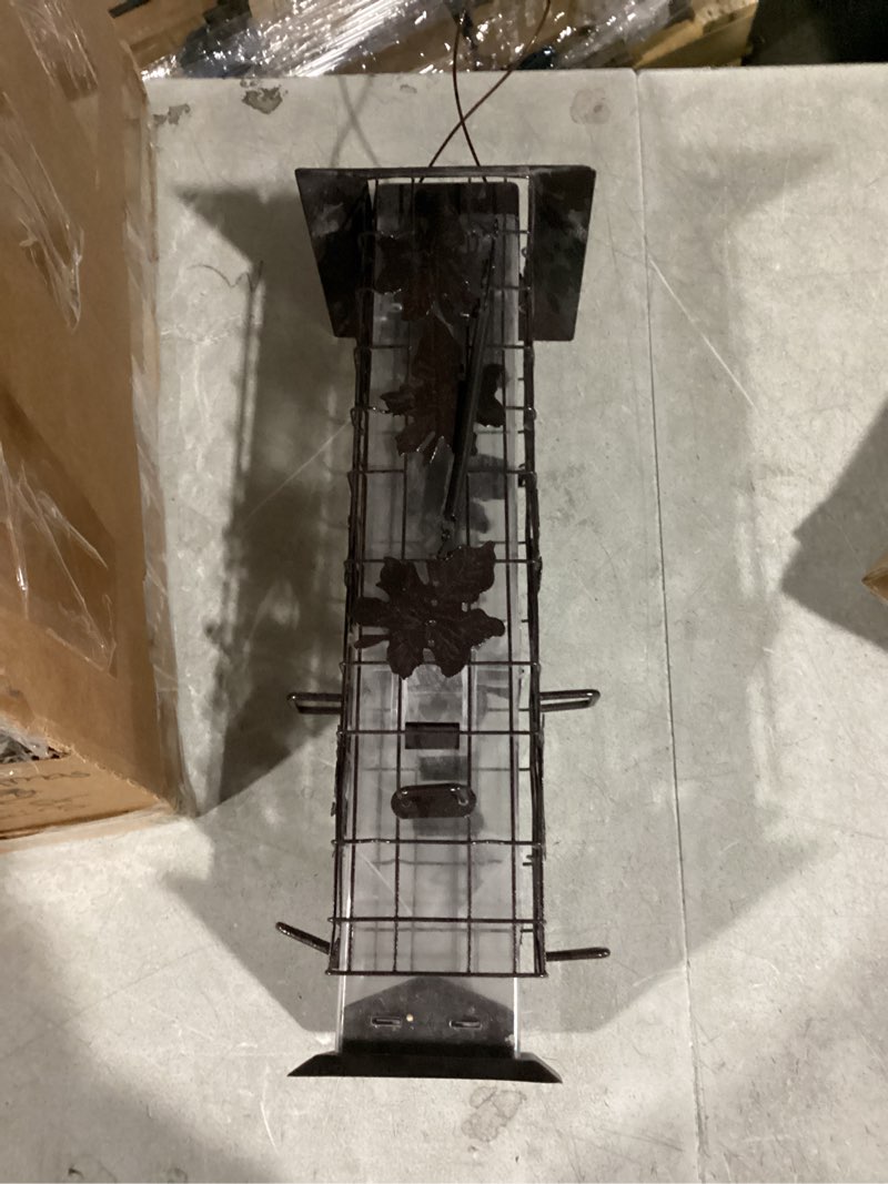 Condition photo showing Good Condition for perky-pet 336-1sr squirrel-be-gone squirrel proof bird feeder, 2lb, outdoor wild bird feeder with weight-activated perches