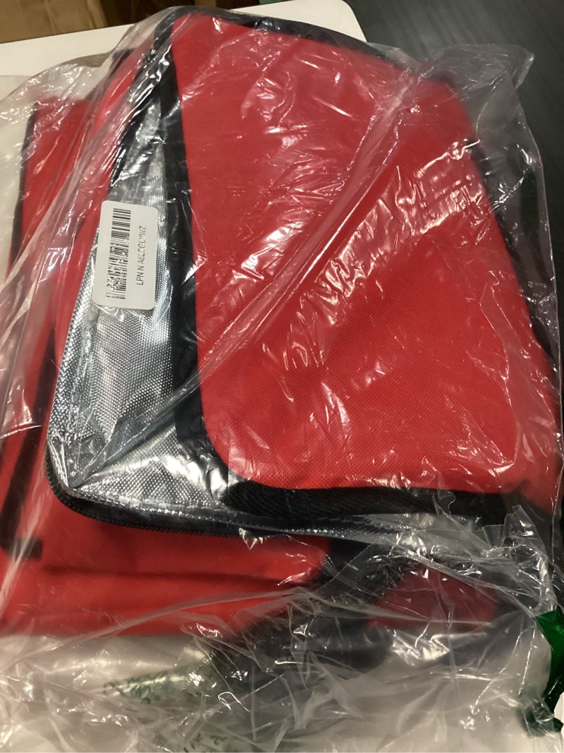 Condition photo showing Good Condition for himal outdoors insulated food delivery bag xxxl-23wx15hx14d inches premium insulated grocery bag for hot/cold food delivery, fit for uber eats, doordash, commercial catering transportation (red)