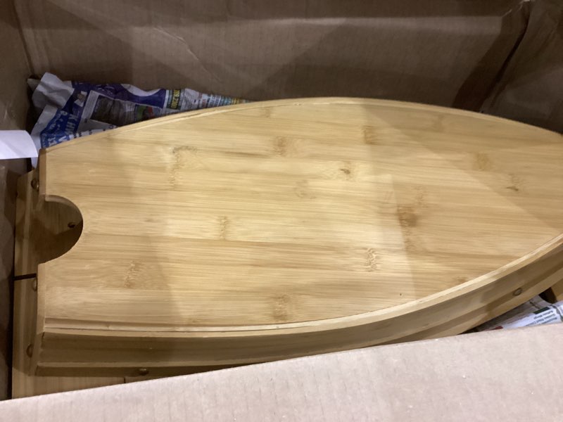 WINIAER Wooden Sushi Boat Serving Tray, 31.5 inch Sushi Plate for Restaurant Plates Commercial, Extr