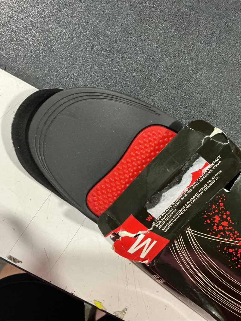 Condition photo showing Good Condition for cruvheal 220+ lbs plantar fasciitis high arch support insoles men women - orthotic shoe inserts - boot work shoe insole (m, black) m(men 9-10.5/women 10-11.5) black