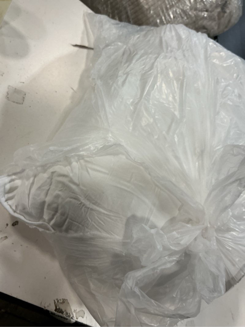 Condition photo showing As Is for Hypoallergenic Bamboo Viscose Shell, Soft King Size Bed Pillow with Down Alternative Filling, Oeko-Tex Certified, Luxury Hotel Quality for Back, Stomach and Side Sleepers