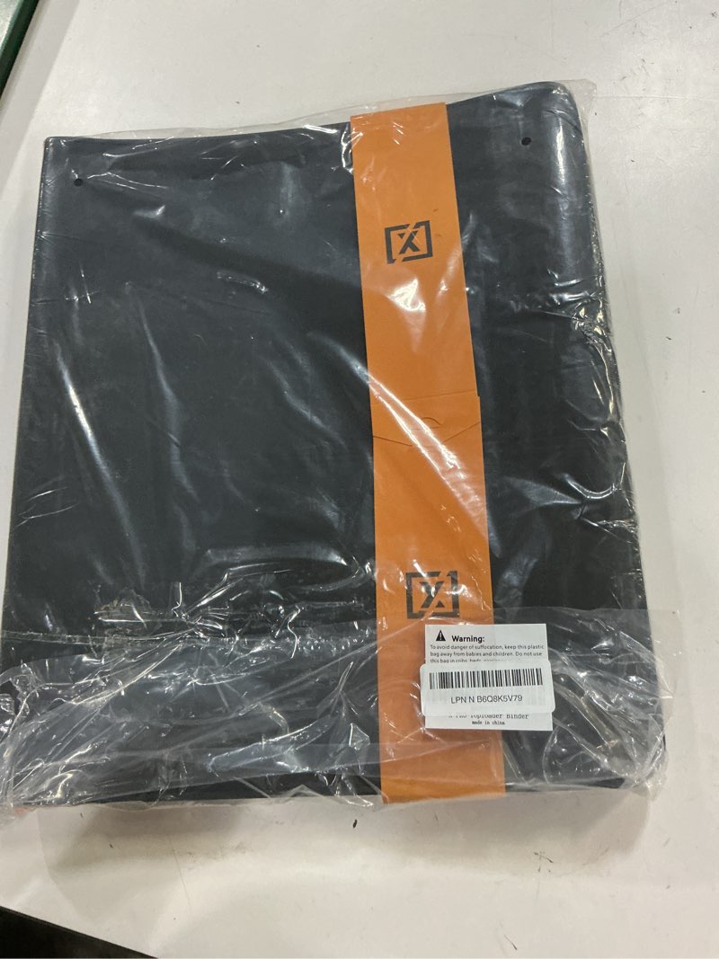 Condition photo showing New/Like New for x pro top load card binder - compatible with top-loading card cases - fits 252 | 20 premium loaders included | 9-pocket ringless double-sided pages | premium storage for tcg & sports cards black