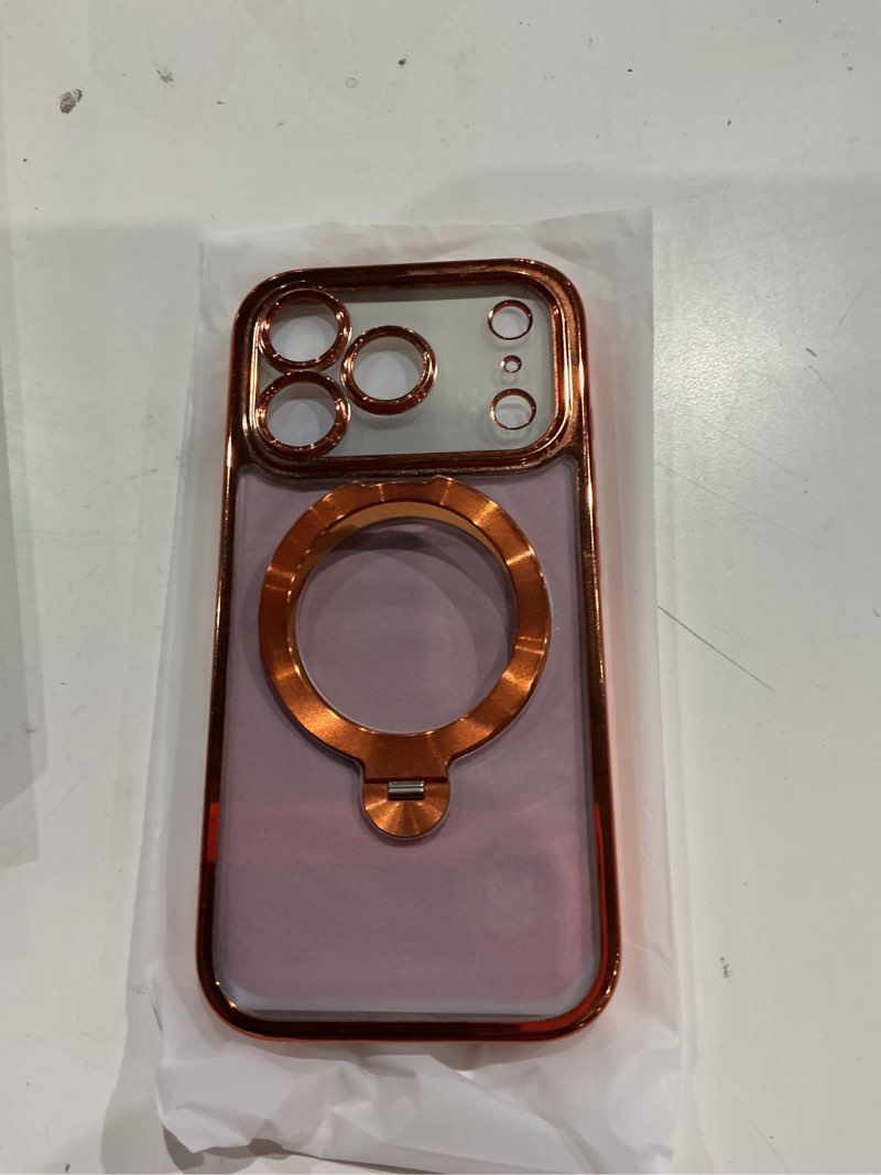 meifigno designed for iphone 17 pro case 6.3", [glitter card & wrist strap] [compatible with magsafe] [2x hd screen protectors] surround raised lens protection for 17 pro case for women,cosmic orange cosmic orange iphone 17 pro (6.3 inch)