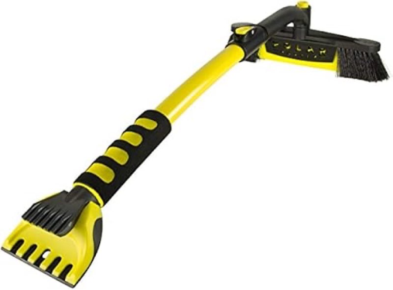 SubZero 14170 42" Ultimate Polar Vortex Crossover Snowbroom for Car with Pivoting Head and Integrated Snow Scraper